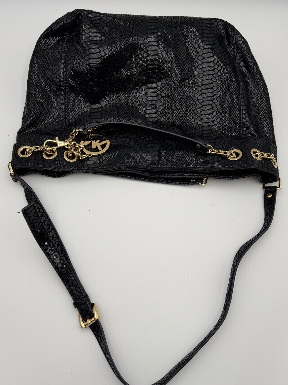 Michael Kors Python Embossed Hobo - Picture 3 of 4